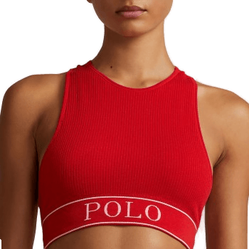 Polo Ralph Lauren High Neck Top Rød