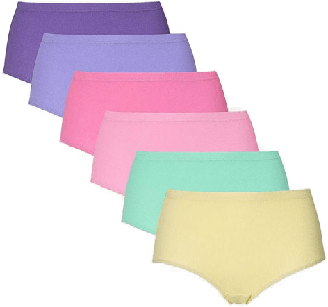 Cellbes Of Sweden Ribbet dametruser 6-pack