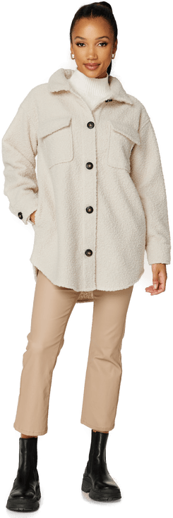 Bubbleroom Teagan Teddy Shacket