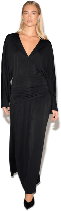 Gina Tricot Dropped Waist Dress Svart