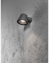 Konstsmide Trieste Veggarmatur GU10 Mørkegrå