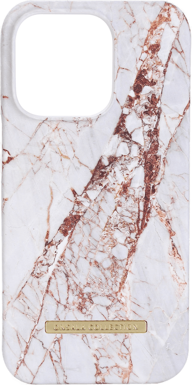 Onsala iPhone 14 Pro Deksel - White Rhino Marble