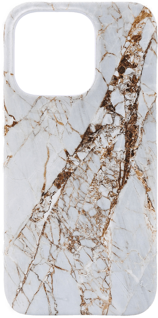 Onsala MagSeries Deksel White Rhino Marble - iPhone 15 Pro