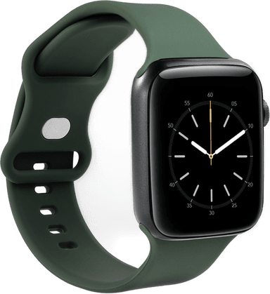 Gear Silikonrem Apple Watch 42/44/45mm Olivengrønn