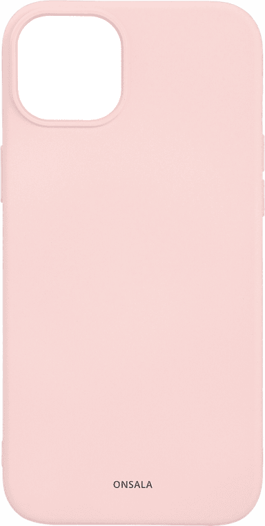Onsala MagSeries Silikondeksel iPhone 15 Plus - Chalk Pink