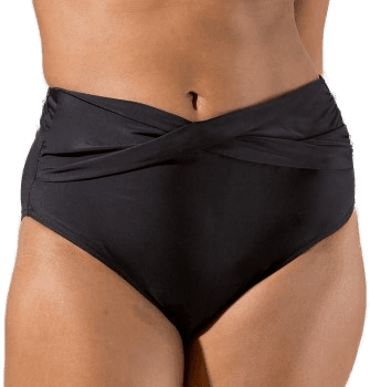 Trofé Solid C-Cut Twist Brief Svart