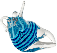 Kosta Boda KE Badlycka glasskulptur