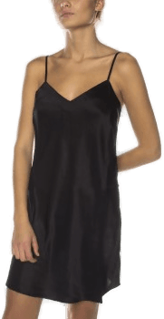 Damella 44001 Nightdress Svart Silke