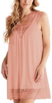 Damella Viscose Nightdress Rosa