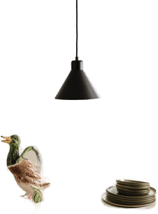 &Home Taklampe Noah Svart