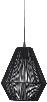 Pr Home Taklampe Rio 28 cm Svart