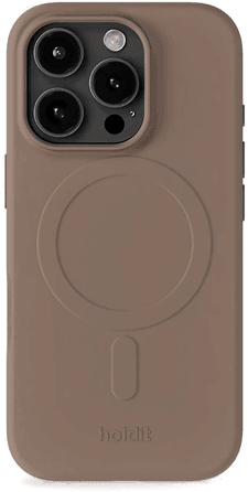 Holdit iPhone 16 Pro Soft MagSafe Case - Mocha Brown
