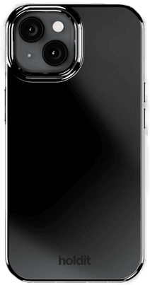 Holdit Mirror Deksel MagSafe Svart iPhone 13