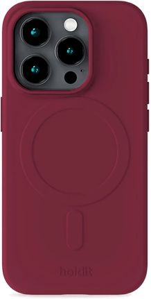 Holdit iPhone 15 Pro Soft MagSafe Case - Red Velvet