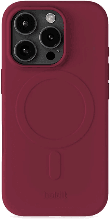 Holdit iPhone 16 Pro Soft MagSafe Case - Red Velvet