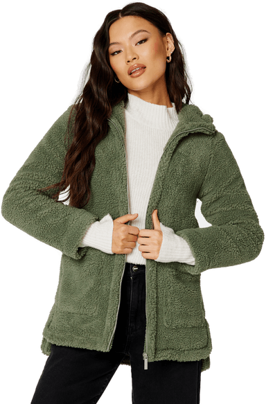 Happy Holly Sandy Teddy Jacket