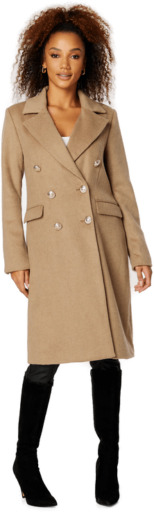 Chiara Forthi Donatella Wool Blend Coat