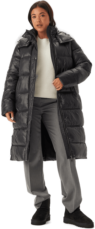 Bubbleroom Semi Shiny Long Jacket