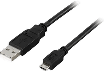 Deltaco USB-A til MicroUSB-kabel 3m