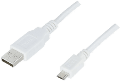 Deltaco USB-A til MicroUSB-kabel 3m