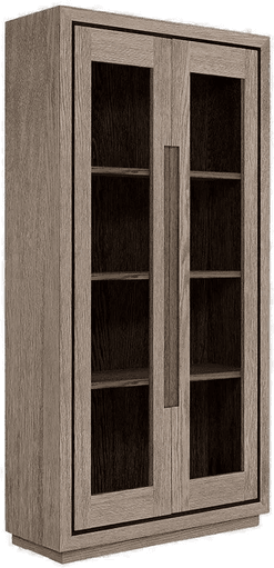 Artwood Hunter vitrineskap antikkgrå