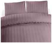 Borganäs Satin Dobbelt Sengesett Lilla