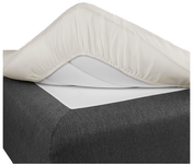 Laken med strikk Borganäs 180 x 200 cm