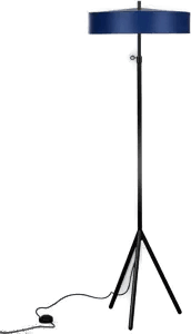 Bsweden Cymbal gulvlampe Blå