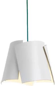 Bsweden Leaf lampe hvit/turkis