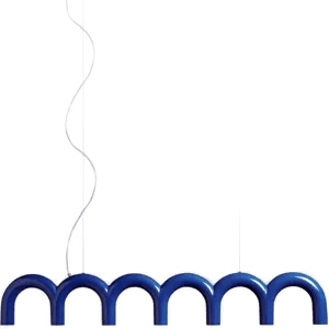 Oblure Arch takpendel 125,6 cm Blue