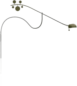 Noon Juno vegglampe Olivengrå-mørkegrå