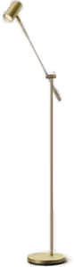 Belid Tyson gulvlampe Mattslipet messing