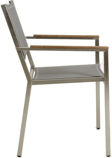 Brafab Hinton stablestol stål/teak