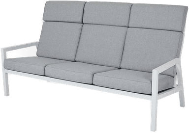 Brafab Belfort 3-seter sofa høy hvit