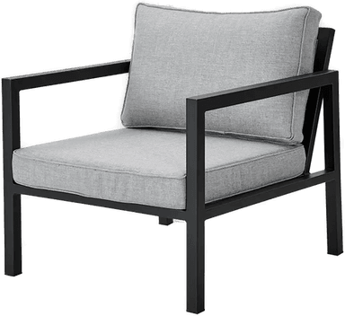 Brafab Belfort lenestol svart / Peral Grey