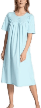 Calida Soft Cotton Nightshirt Lysblå