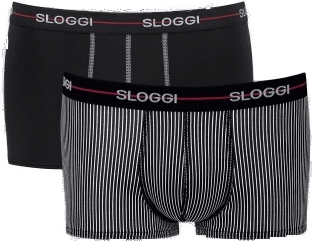 Sloggi 2P For Men Start Hip Svart