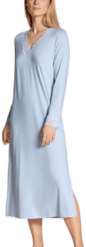 Calida Elegant Dreams Long Nightdress Lysblå