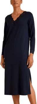Calida Elegant Dreams Long Nightdress Mørkblå