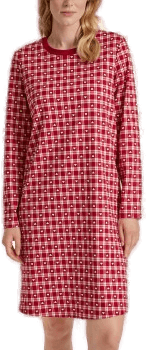 Calida Family And Friends Short Nightdress Rød