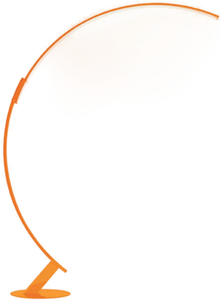 Kdln LED-gulvlampe Kyudo, oransje