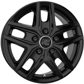 MSW 40 Van Gloss Black 6.5x16 5/130 ET65 B78.1