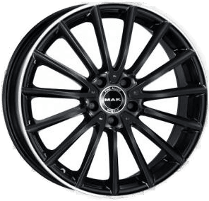 MAK Komet Black Polished 7.5x17 5/112 ET40 B66.6