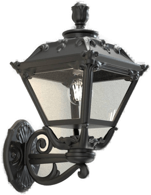 Fumagalli Golia vegglampe svart 2 700 K