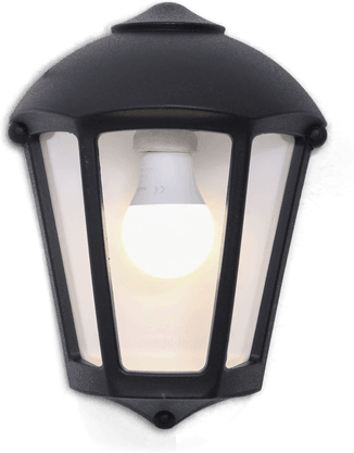 Fumagalli Fabio vegglampe, svart/klar