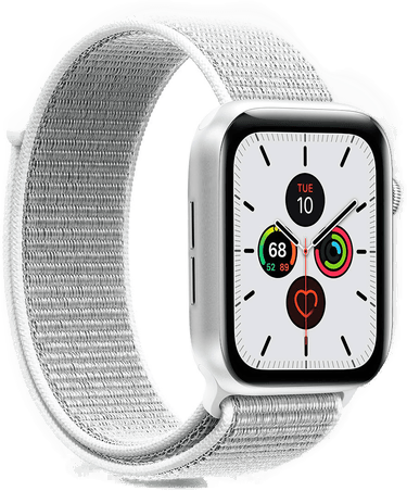 Puro Nylonreim til Apple Watch 42-44mm Hvit