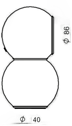 Stilnovo Gravitino LED-bordlampe