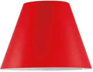 Luceplan Lady Costanza lampeskjerm rød