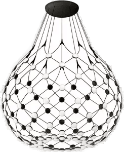 Luceplan Mesh Wireless taklampe large