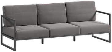 Kave Home Sofa Comova 3-seter Svart